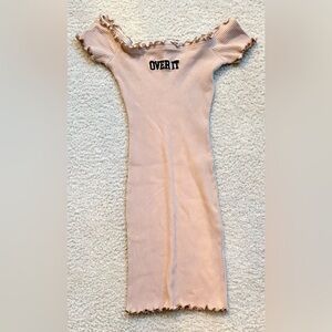 Fashion Nova Ribbed Tan Top